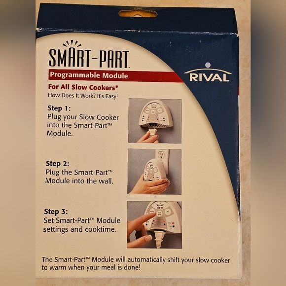 RIVAL Smart Part Programmable Module SP100 - For Slow Cookers & Crock Pots - NEW - Picture 2 of 5